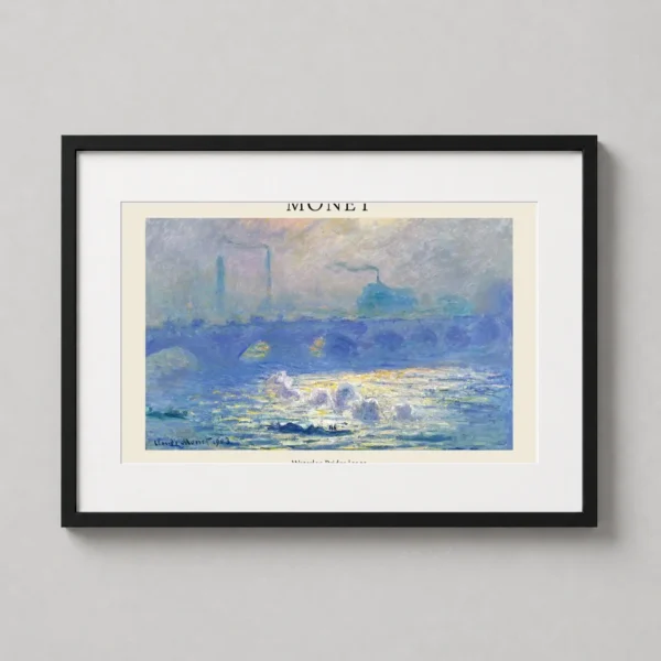 Claude Monet Waterloo Bridge 1903 London Impressionist Art Print