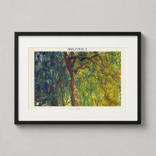 Claude Monet Weeping Willow 1919 Giverny Impressionist Art Print