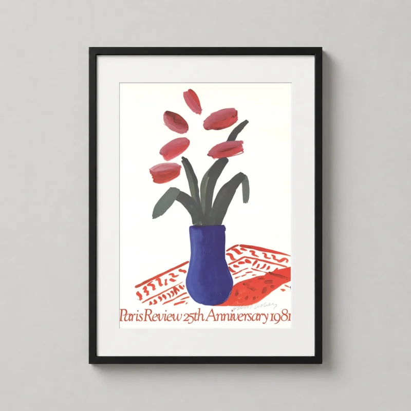 David Hockney Paris Review 25th Anniversary 1981 Art Print