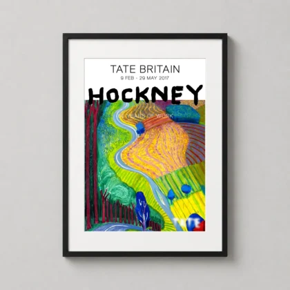 David Hockney Exhibition Poster Tate - fine art print from MerchFuse