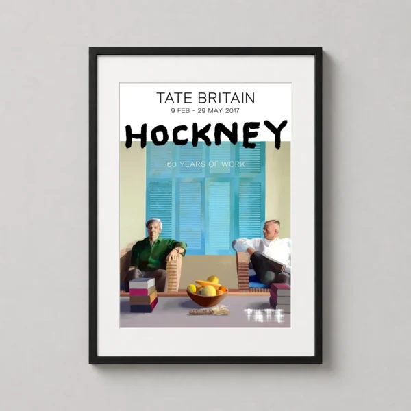 David Hockney Tate Britain 60 Years of Work Retrospective Art Print