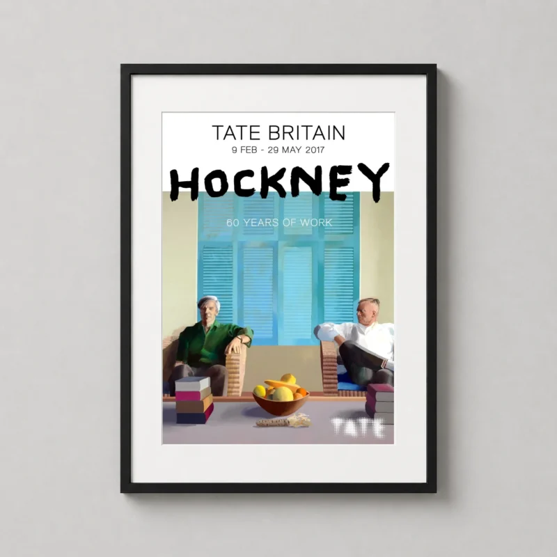 David Hockney Tate Britain 60 Years of Work Retrospective Art Print