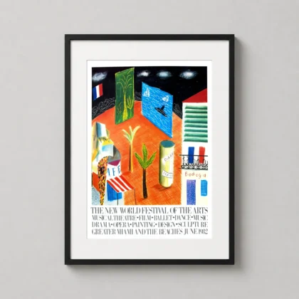 Vibrant New World Festival Arts Poster - fine art print from MerchFuse