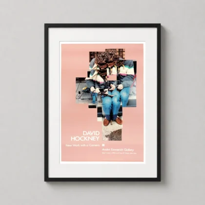 David Hockney Exhibition Poster 1983 - fine art print from MerchFuse