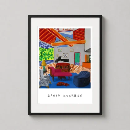 David Hockney Room Art Print - fine art print from MerchFuse