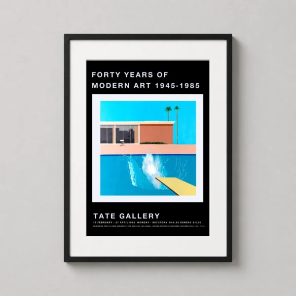 David Hockney A Bigger Splash Tate Gallery Print | MerchFuse