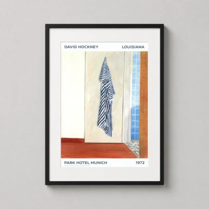 David Hockney Park Hotel Munich Poster - fine art print from MerchFuse