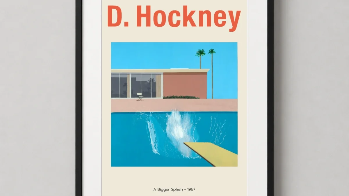 David Hockney A Bigger Splash 1967 Print | MerchFuse