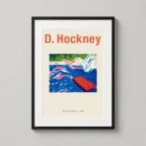 David Hockney Afternoon Swimming 1979 Abstract Pool Art Print