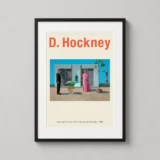 David Hockney American Collectors Fred and Marcia Weisman Art Print