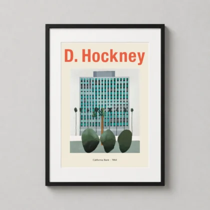 David Hockney California Bank Art - fine art print from MerchFuse