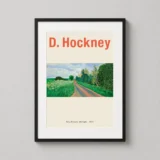 David Hockney Early Blossom Woldgate 2009 Landscape Art Print
