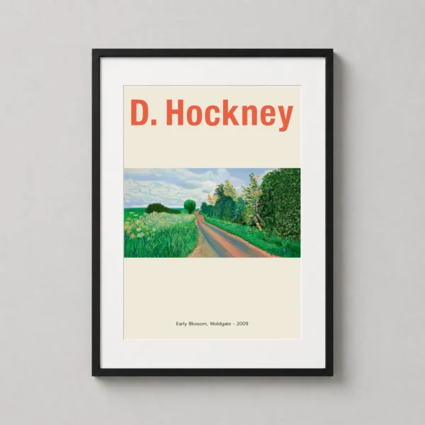 David Hockney Early Blossom Woldgate 2009 Landscape Art Print