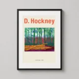 David Hockney Felled Trees 2008 Modern Landscape Art Print