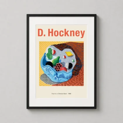 David Hockney Fruit Chinese Bowl - fine art print from MerchFuse