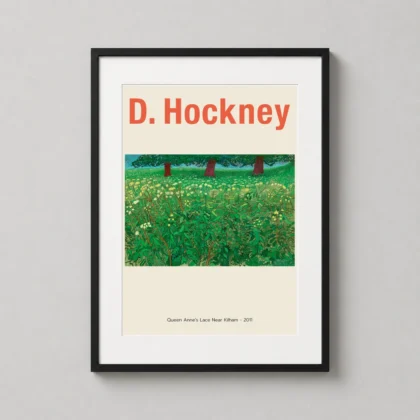 David Hockney Queen Annes Lace - fine art print from MerchFuse