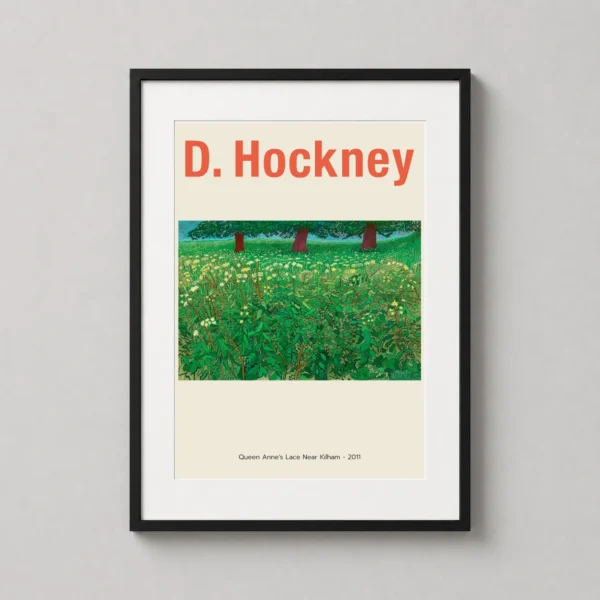 David Hockney Queen Anne's Lace Near Kilham 2011 Landscape Art Print