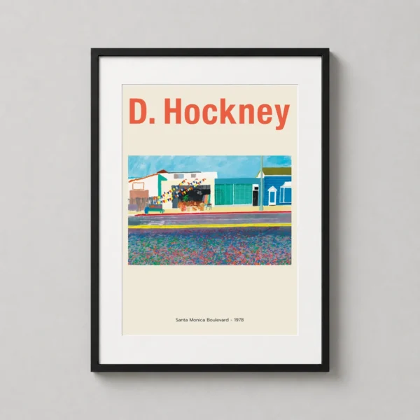 David Hockney Santa Monica Boulevard 1978 Pop Art Print