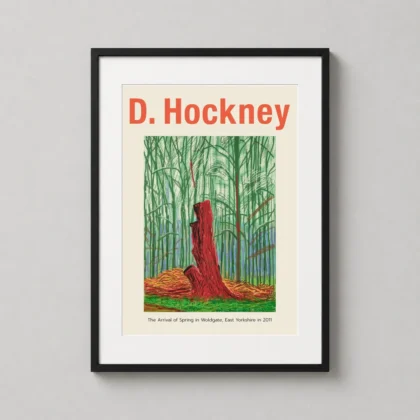 Arrival of Spring Woldgate – David Hockney decorative print for curated interiors by MerchFuse
