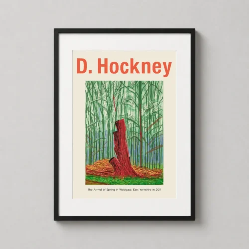 David Hockney Arrival of Spring Woldgate Yorkshire Art Print