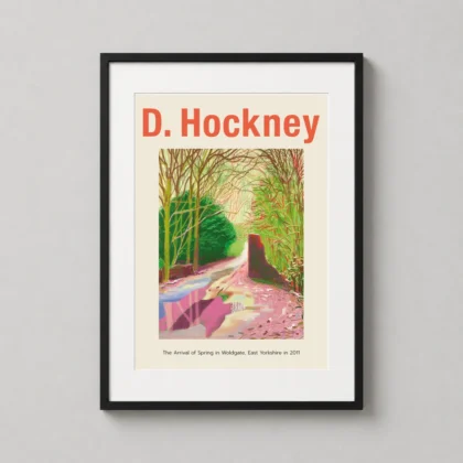 David Hockneys Arrival Spring Woldgate Art - fine art print from MerchFuse