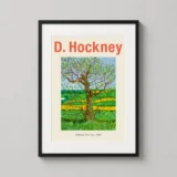 David Hockney Woldgate Tree, Modern Landscape Wall Art Print