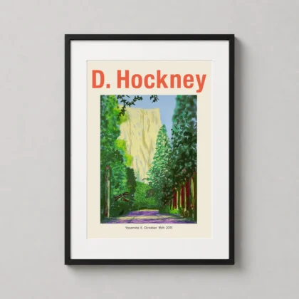 David Hockney Yosemite II Art - fine art print from MerchFuse