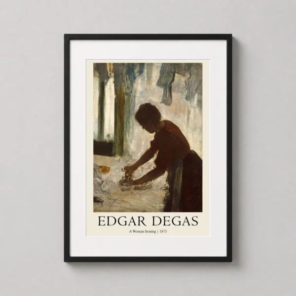 Edgar Degas A Woman Ironing 1873 Impressionist Masterpiece Art Print