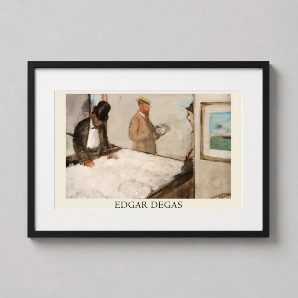Edgar Degas Cotton Merchants in New Orleans 1873 Art Print
