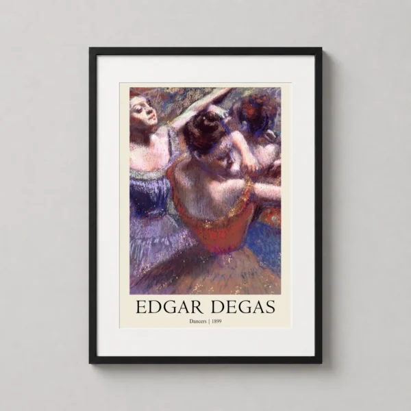 Edgar Degas Dancers 1899 Impressionist Ballet Painting Art Print