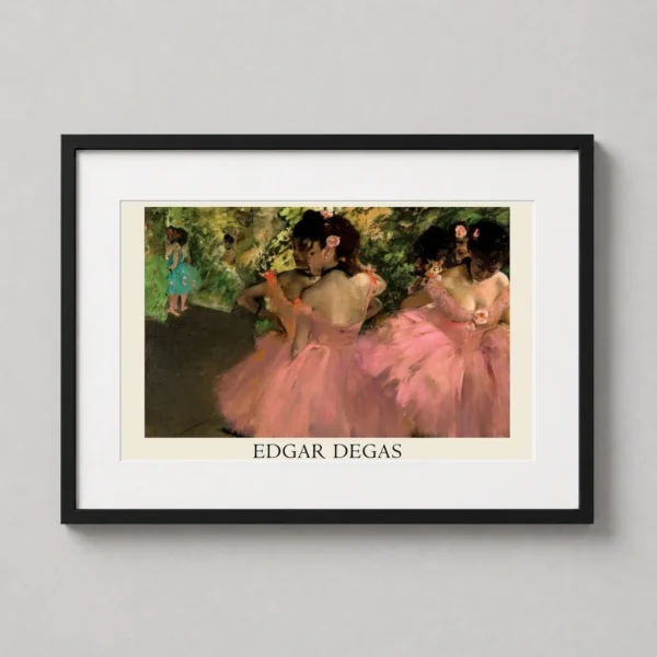 Edgar Degas Dancers in Pink 1876 Impressionist Art Print