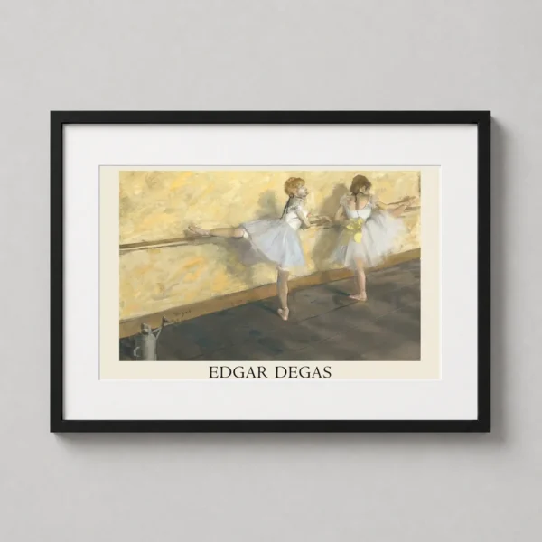 Edgar Degas Dancers Practicing at the Barre 1877 Art Print