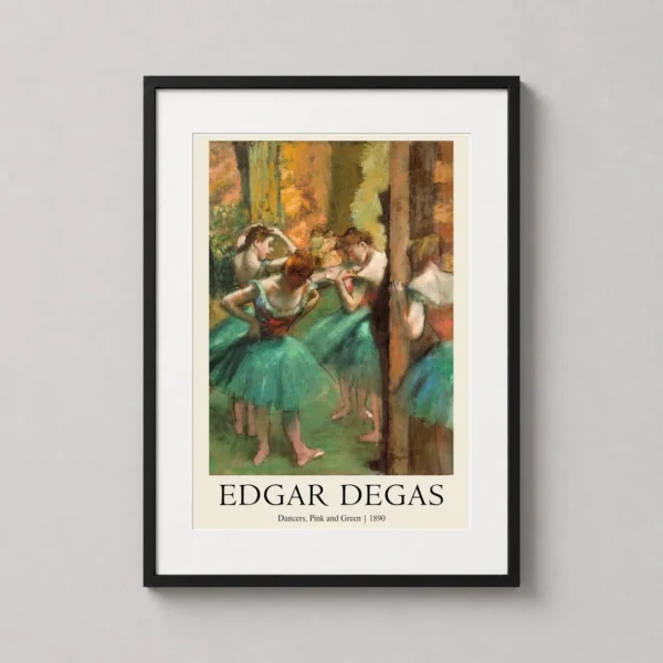 Edgar Degas Dancers Pink and Green, 1890 Impressionist Art Print