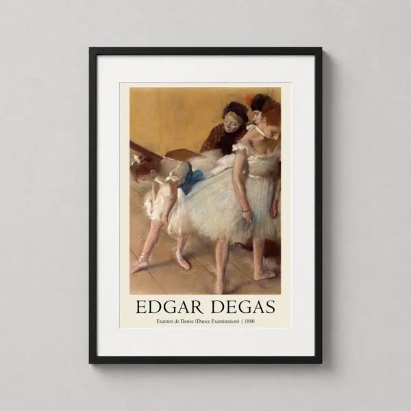 Edgar Degas Dance Examination 1880 Impressionist Ballet Art Print