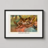 Edgar Degas Four Ballet Dancers on Stage 1890 Impressionist Art Print