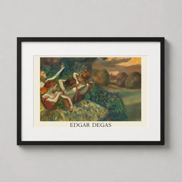 Edgar Degas Four Dancers 1899 Impressionist Ballet Art Print