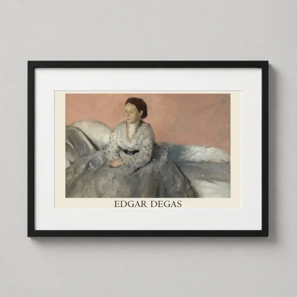 Madame René de Gas (Estelle Musson) by Edgar Degas Art Print
