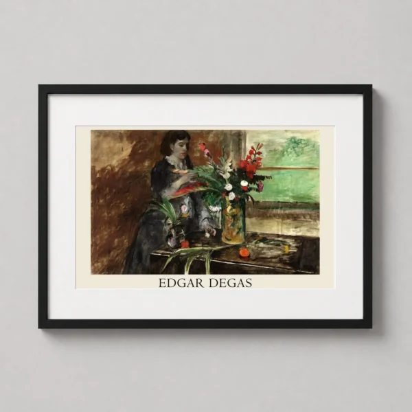 Edgar Degas Portrait of Estelle Musson Degas 1872 Art Print