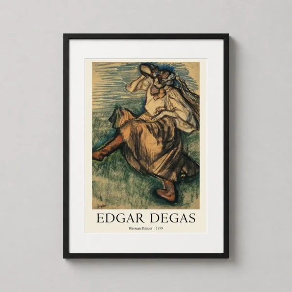 Russian Dancer 1899 Edgar Degas Impressionist Art Print
