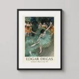 Edgar Degas Swaying Dancer in Green 1879 Impressionist Art Print