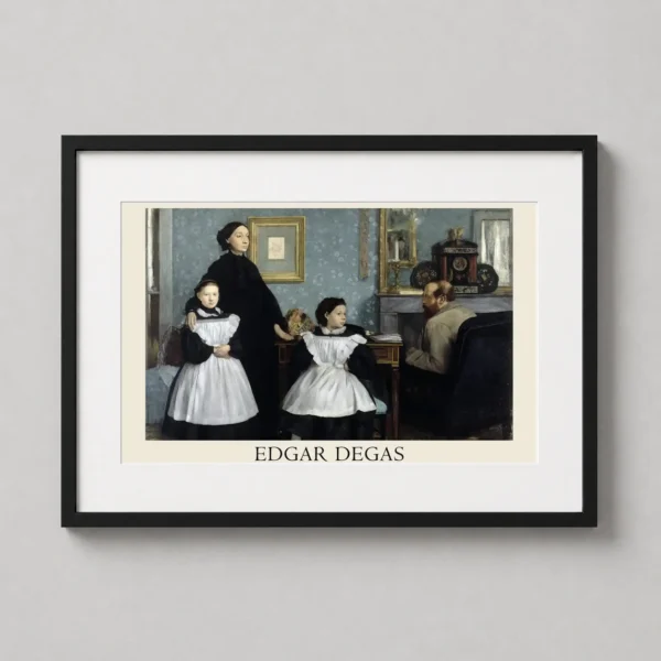 Edgar Degas, The Bellelli Family Impressionist Art Print
