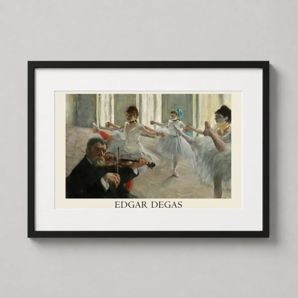 Edgar Degas The Rehearsal 1879 Ballet Dancers Art Print