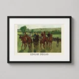Edgar Degas The Riders 1885 Horse Racing Impressionist Art Print