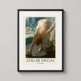 The Tub 1886 by Edgar Degas, Impressionist Wall Art Print