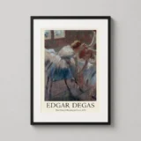 Edgar Degas Three Dancers Preparing for Class 1878 Art Print