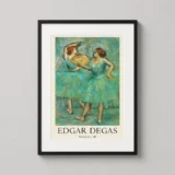 Edgar Degas Two Dancers 1905 Impressionist Ballet Wall Art Print