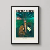 Edvard Munch Eye in Eye 1894 Expressionist Fine Art Print