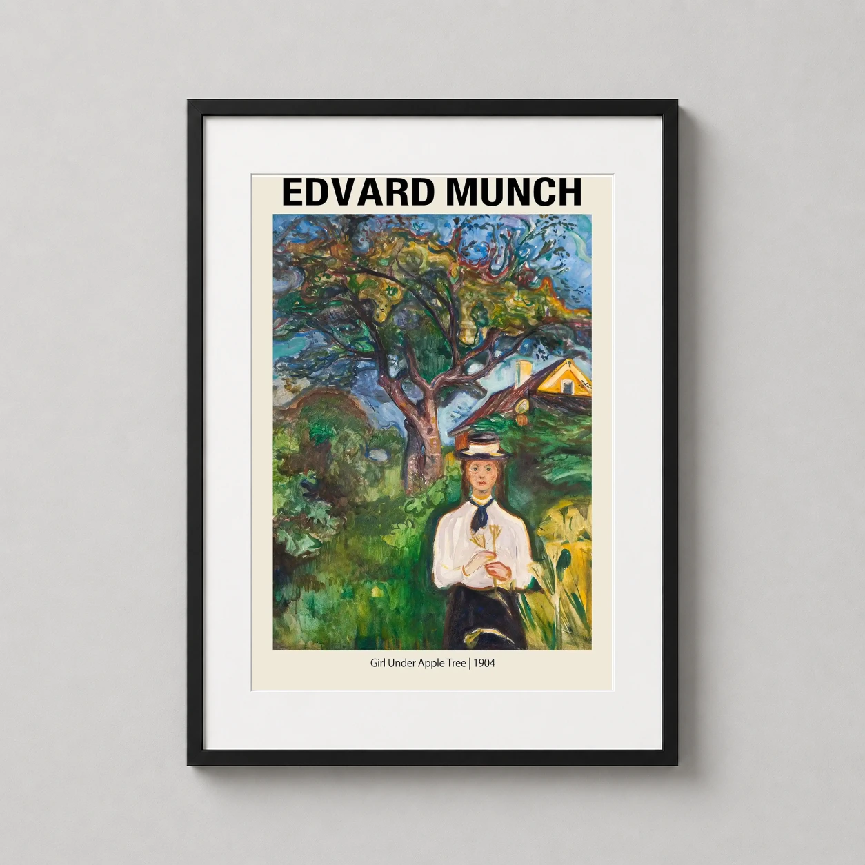 Edvard Munch Girl Under — expressive 1904 painting by Edvard Munch featuring a young woman in a