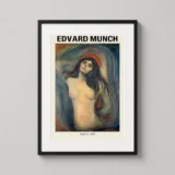Edvard Munch Madonna 1894 Expressionist Masterpiece Art Print