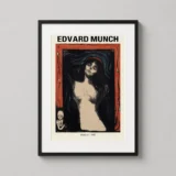 Edvard Munch Madonna 1902 Expressionist Exhibition Art Print